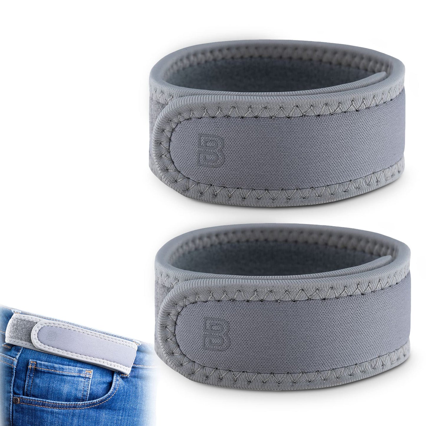 HOTBeltBro Pro for Men and Women Elastic No Buckle Invisible Belt Patented Metal Free TSA Soft Adjustable Side Tactical Belt