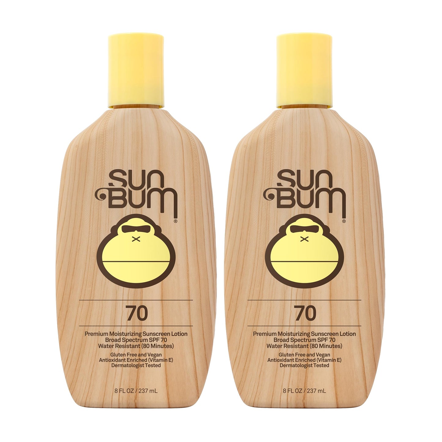 HOTSun Bum Original SPF 50 Sunscreen Body Lotion - Broad Spectrum Moisturizing Sunscreen with Vitamin E - Hawaii 104 Act Compliant (Made without Octinoxate & Oxybenzone) - 8 oz