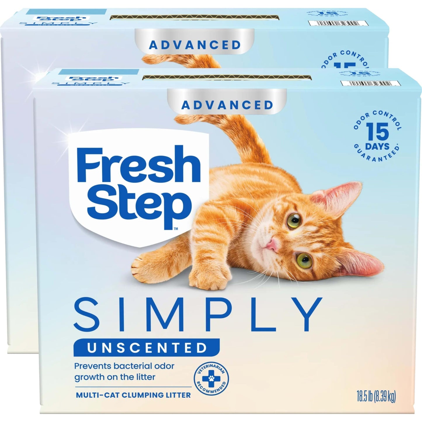 HOTFresh Step Odor Shield Multi Cat Clumping Cat Litter With Febreze Freshness in Gain Scent, Low Dust, Odor Control with Ammonia Block Tech, Compatible in Automatic Litter Boxes, 14 lb.