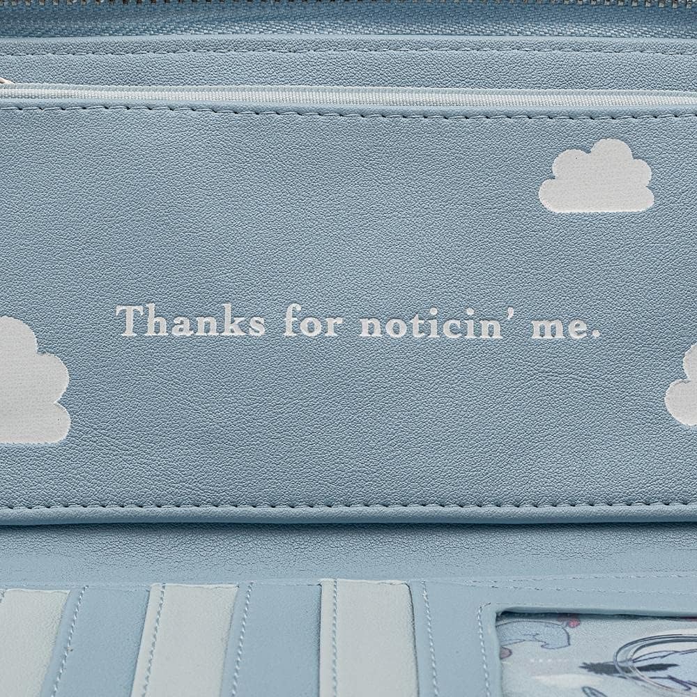 HOTLoungefly Disney Winnie the Pooh Eeyore Zip Around Faux Leather Wallet, Multi
