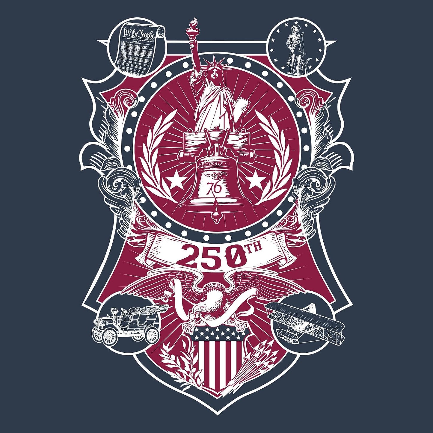 HOTGrunt Style 250th Commemorative Men's T-Shirt