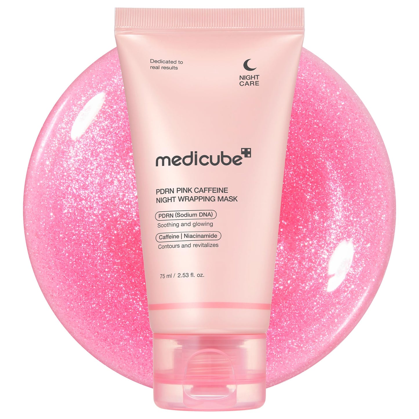HOTmedicube Wrapping Mask Collagen Glazed Milky Glow Daytime Peel Off Mask | Quick and Easy Care with Glutathione, Niacinamide for Plumped, Hydrated & Smooth Skin | Korean Skin Care, 2.53 fl.oz