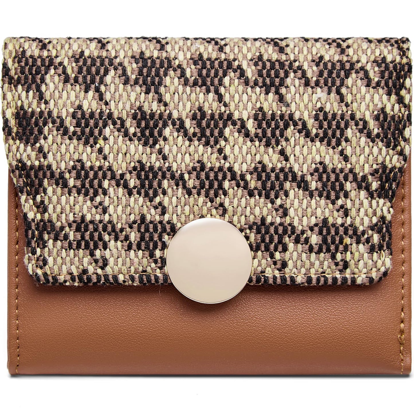 HOTFOXLOVER Small Wallet for Women RFID Blocking Credit Card Case Tri-fold Women's Wallet