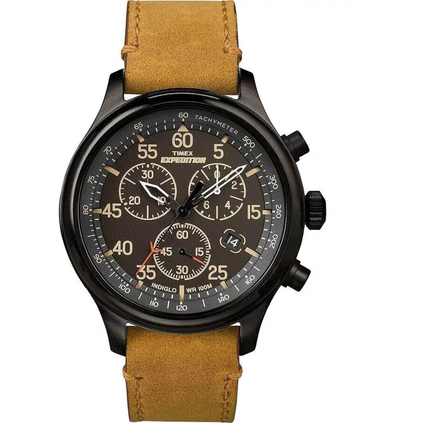 HOTTimex Expedition Field Chronograph 43mm Men’s Analog Watch | INDIGLO Backlight | Durable Comfortable Adjustable Strap | Rugged Outdoor Watch | 100M Water Resistance