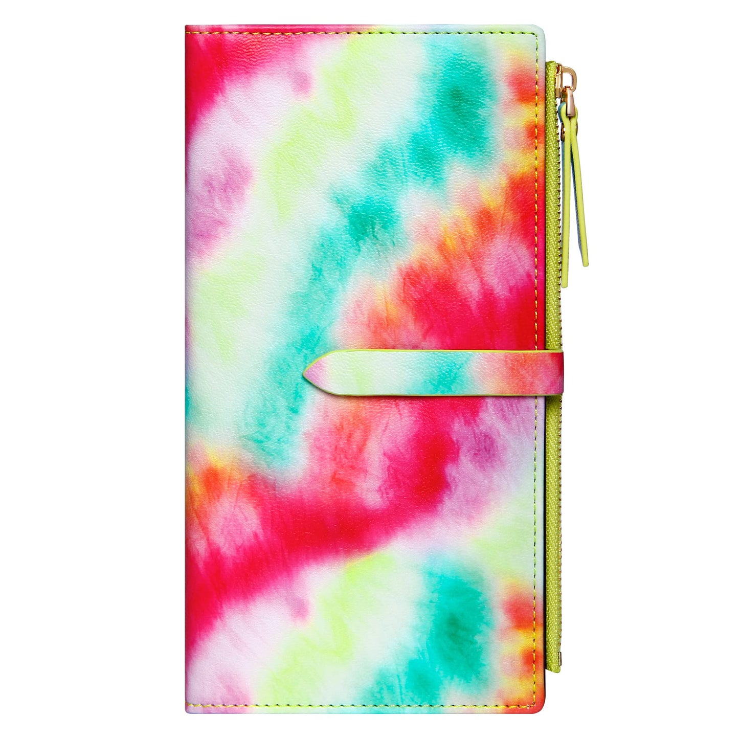 HOTBadiya Ultra Slim Wallet Credit Card Holder Thin Bifold Clutch Wallets with Zipper Pocket for Women