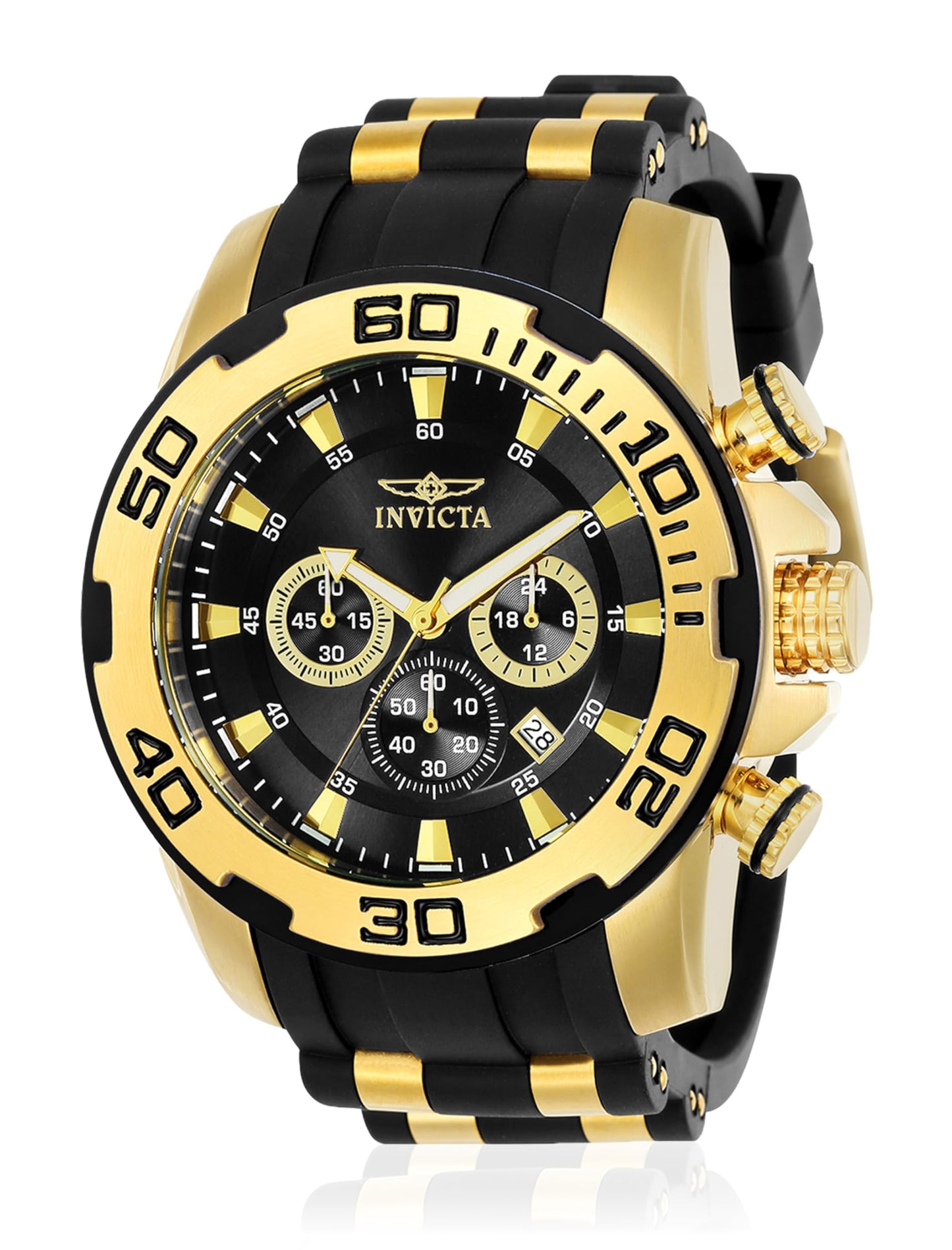 HOTInvicta Men's 22340 22341 22343 22344 22346 Pro Diver Analog Display Quartz Black Watch