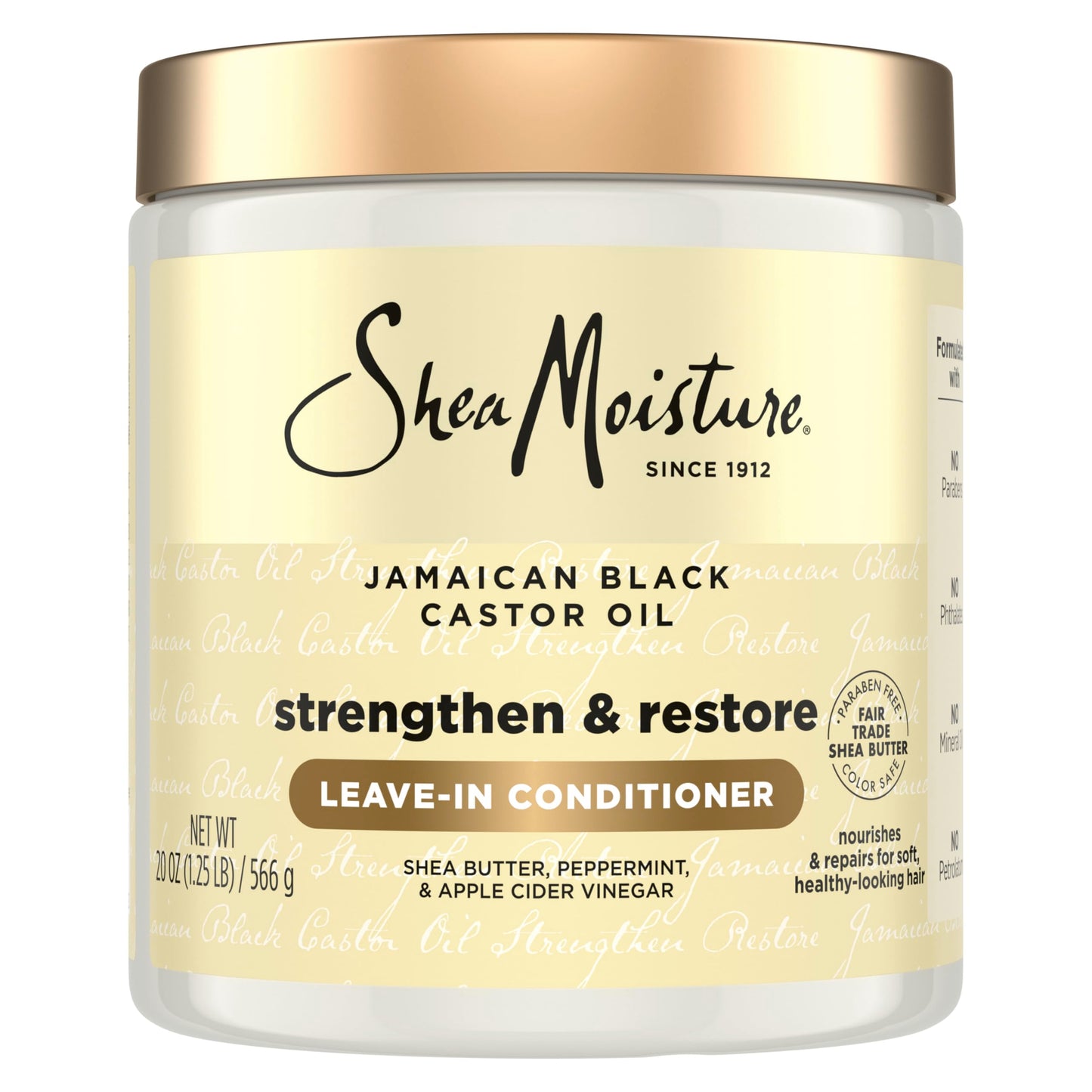 HOTSheaMoisture Leave In Conditioner, Jamaican Black Castor Oil to Soften, Detangle & Reduce Breakage, 20 oz