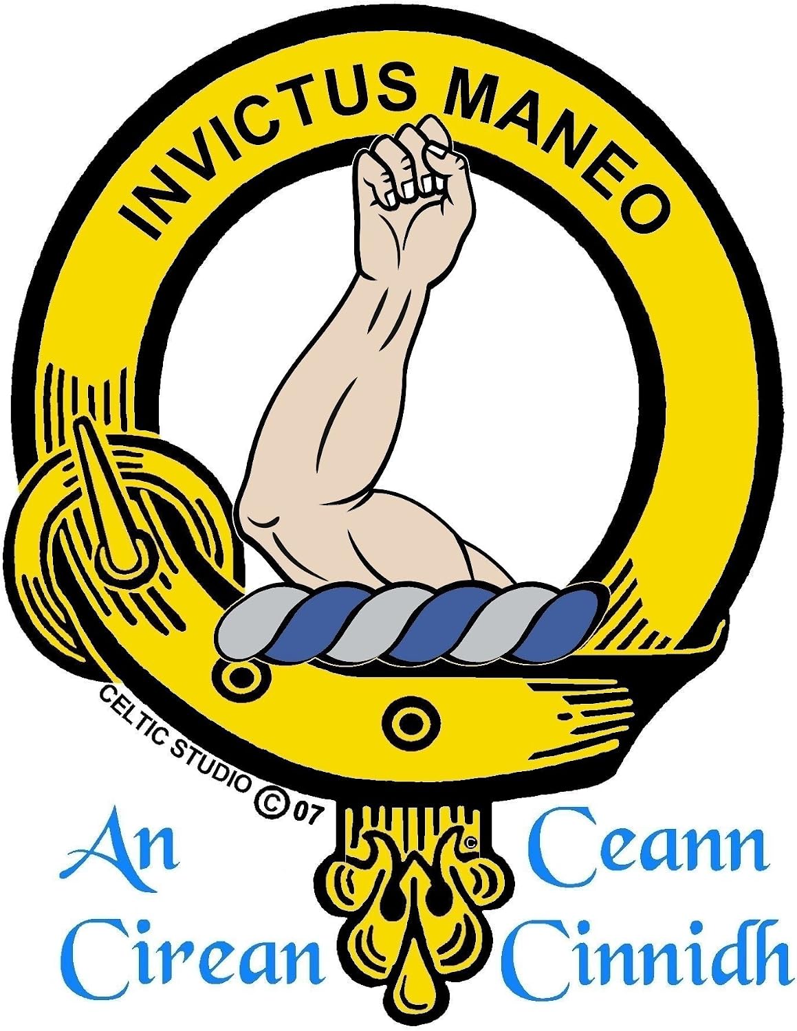 HOTArmstrong Scottish Clan Crest Badge Sporran