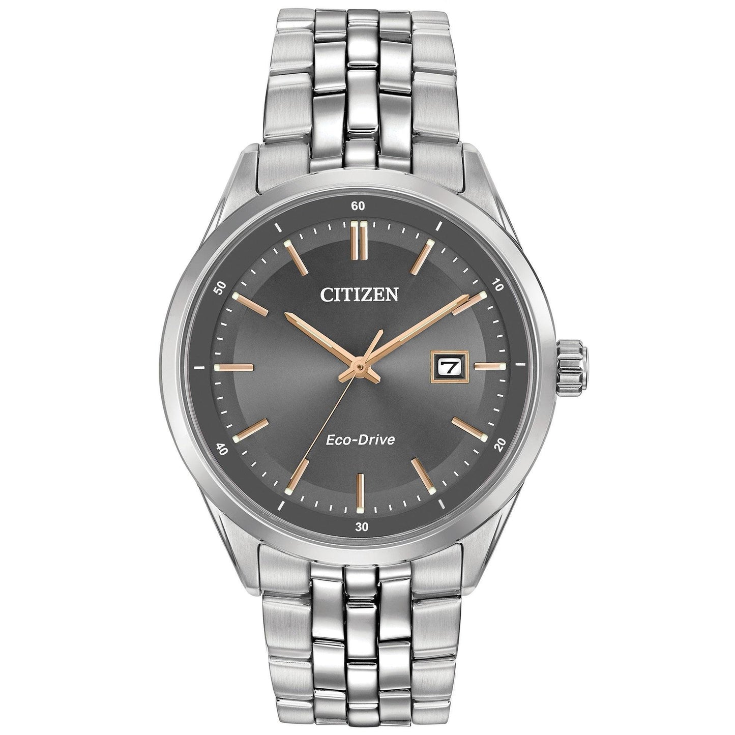 HOTCitizen Men's Classic Addysen Eco-Drive Watch, 3-Hand Date, Sapphire Crystal
