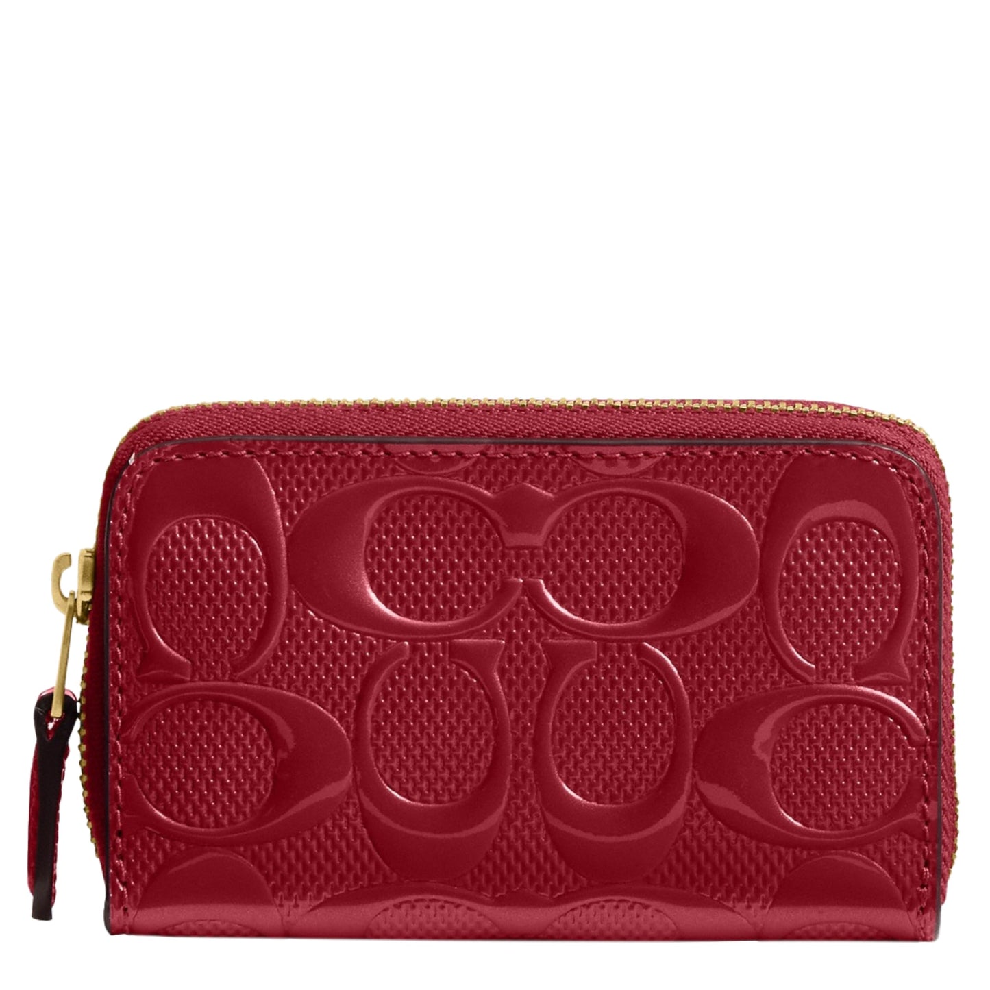 HOTCoach Womens Boxed Essential Small Zip Around Card Case Black One Size