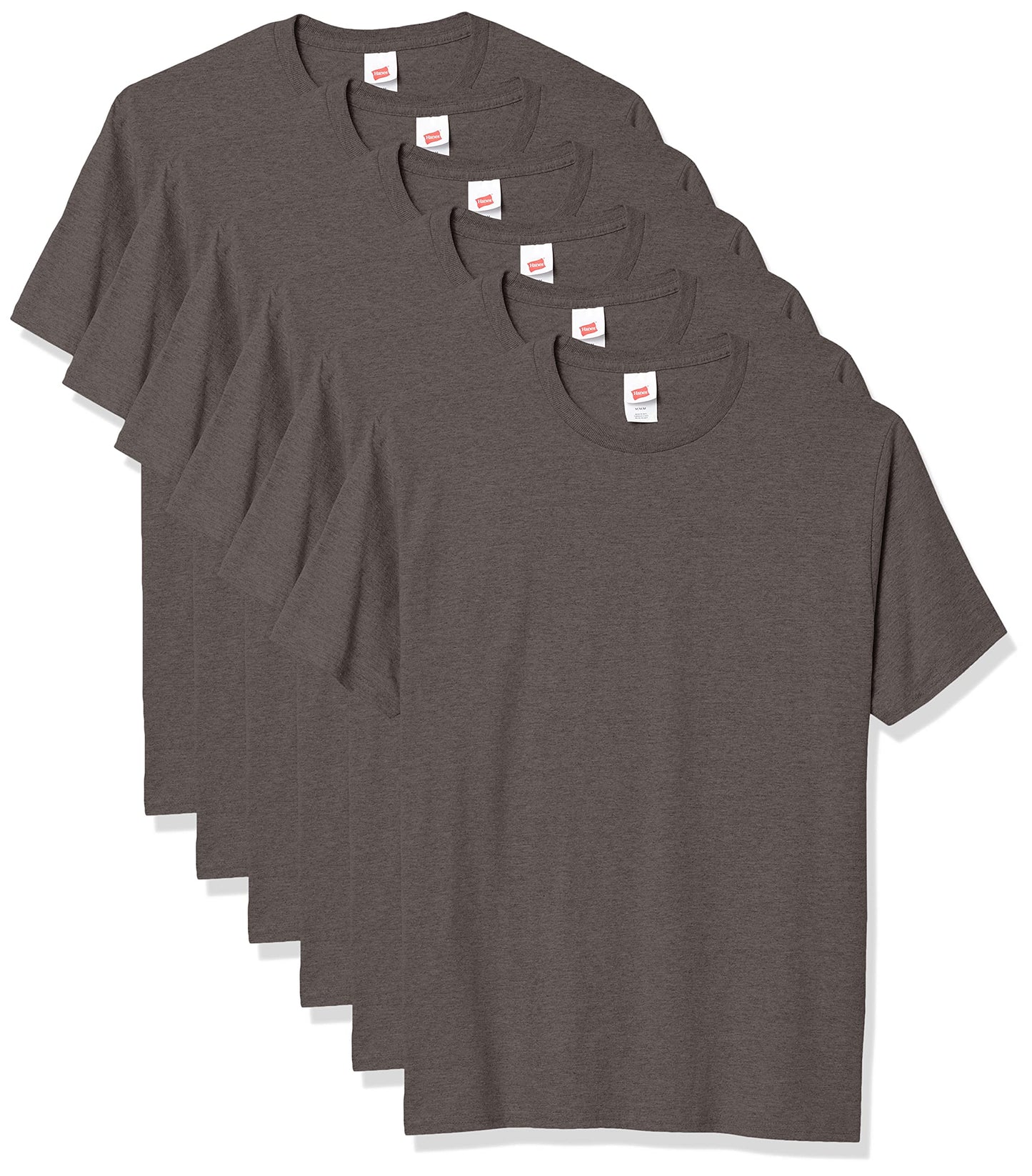 HOTHanes Men's T-Shirt Pack - 4 or 6 Pack - Essential-T Crewneck Cotton T-Shirts - Everyday Men's Clothing - Big & Tall