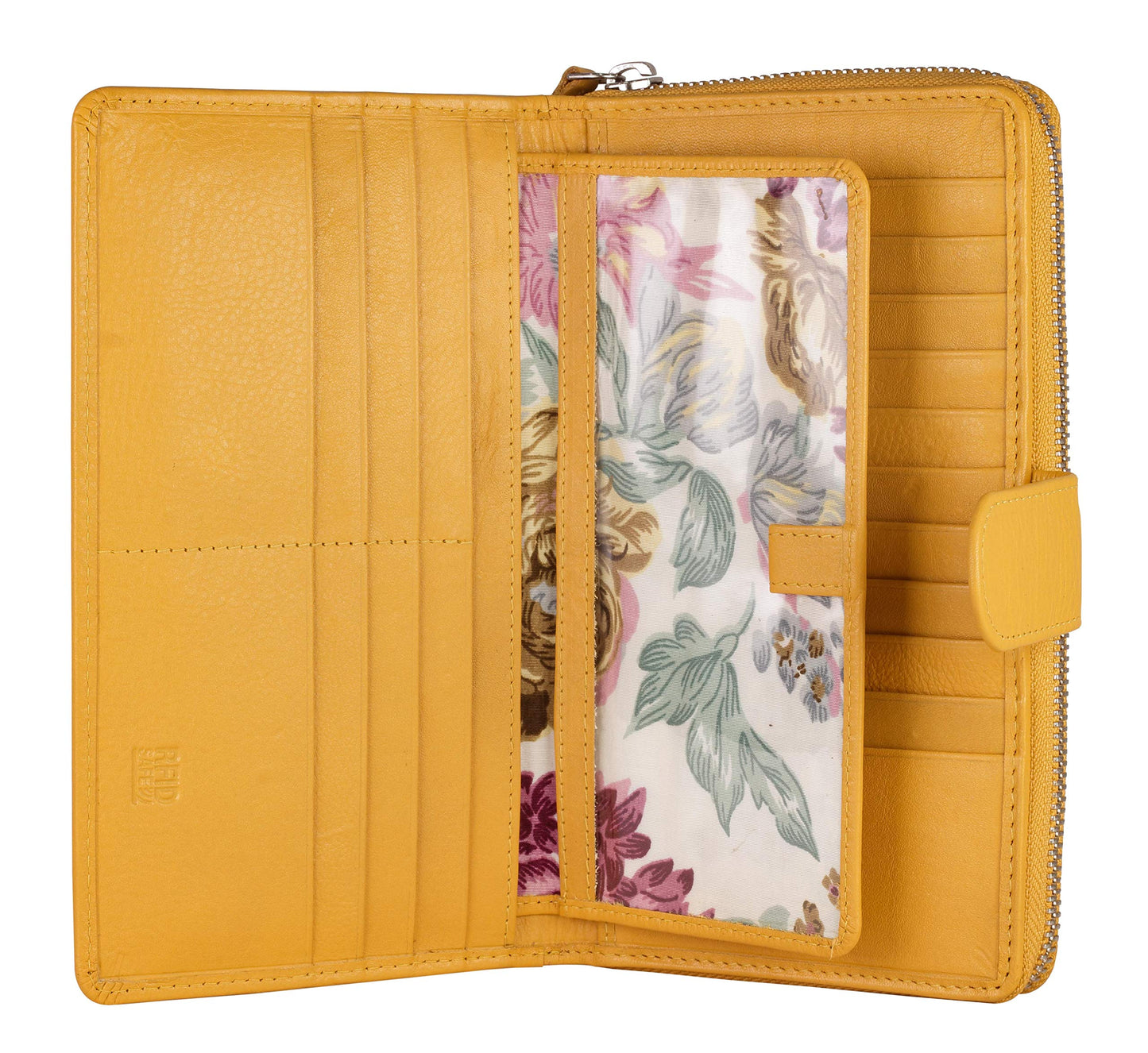 HOTBig Fat RFID Blocking Leather Organizer Checkbook Wallets For Women - Clutch