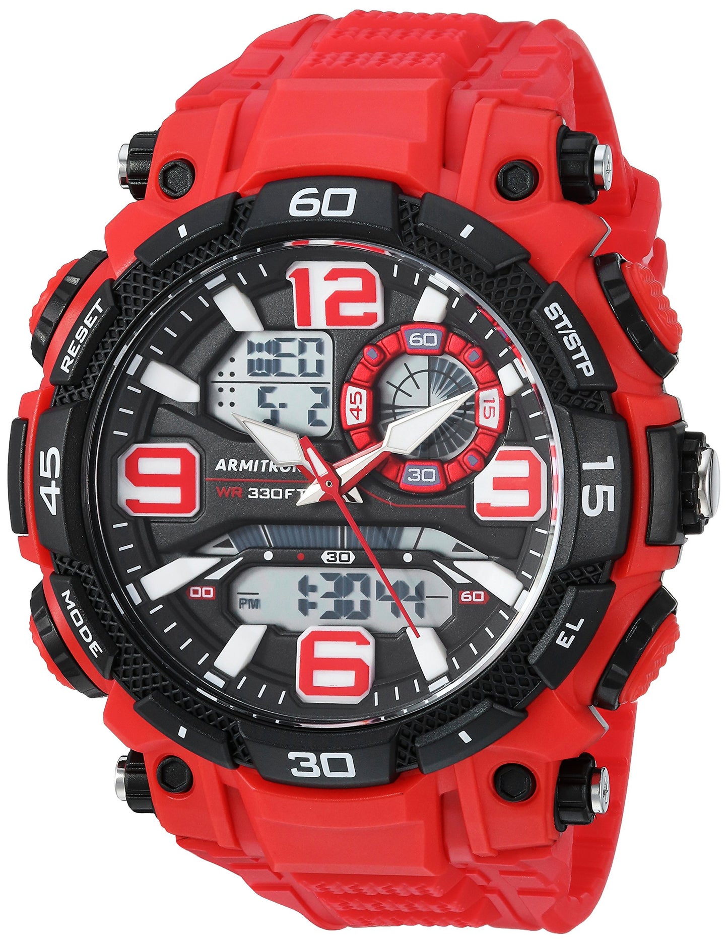 HOTArmitron Sport Men's Analog-Digital Chronograph Resin Strap Watch