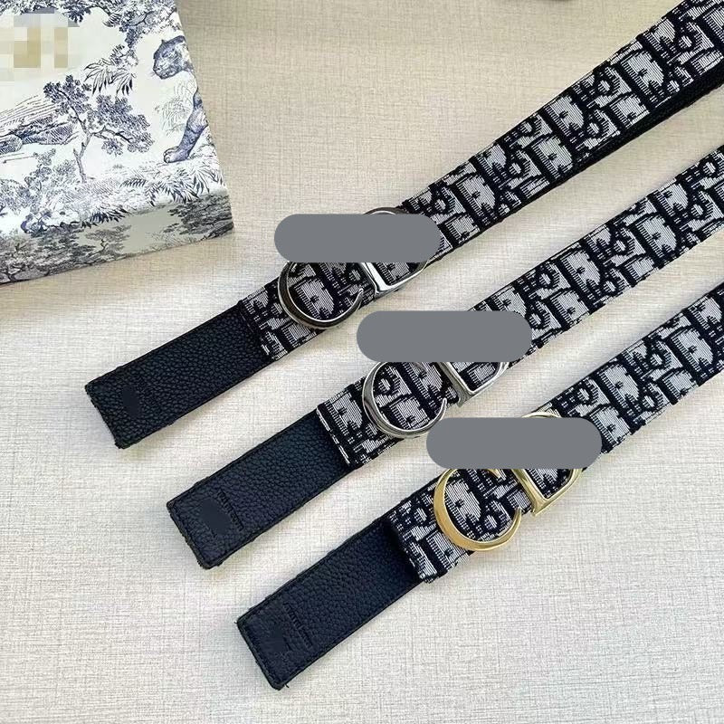 Vintage Monogram Jacquard Pin Buckle Belt