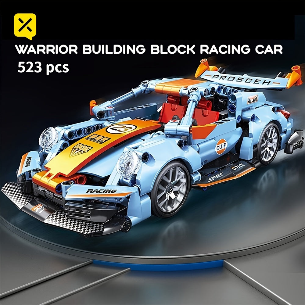 Super Racing City Speed Car Building Blocks Toy for Boys - Festive Gift Idea