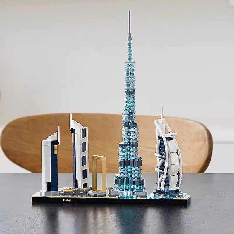 740pcs Collectible Architecture Building Set for Adults - Create Stunning Skylines