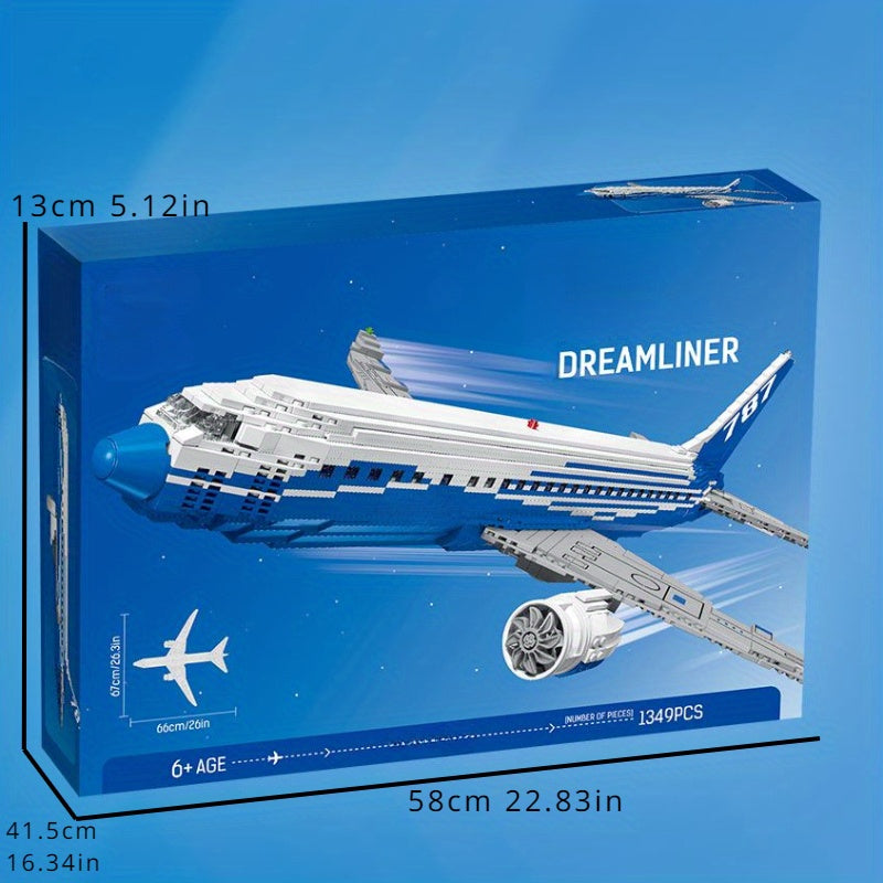(1349pcs) Exquisite Airliner Building Block Set