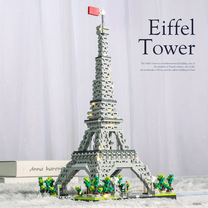 Architecture Paris Eiffel Tower Micro Blocks Set, liniBricks, 3D Puzzle Toy, Educational Toys To Explore WorldArchitecture, Building Blocks