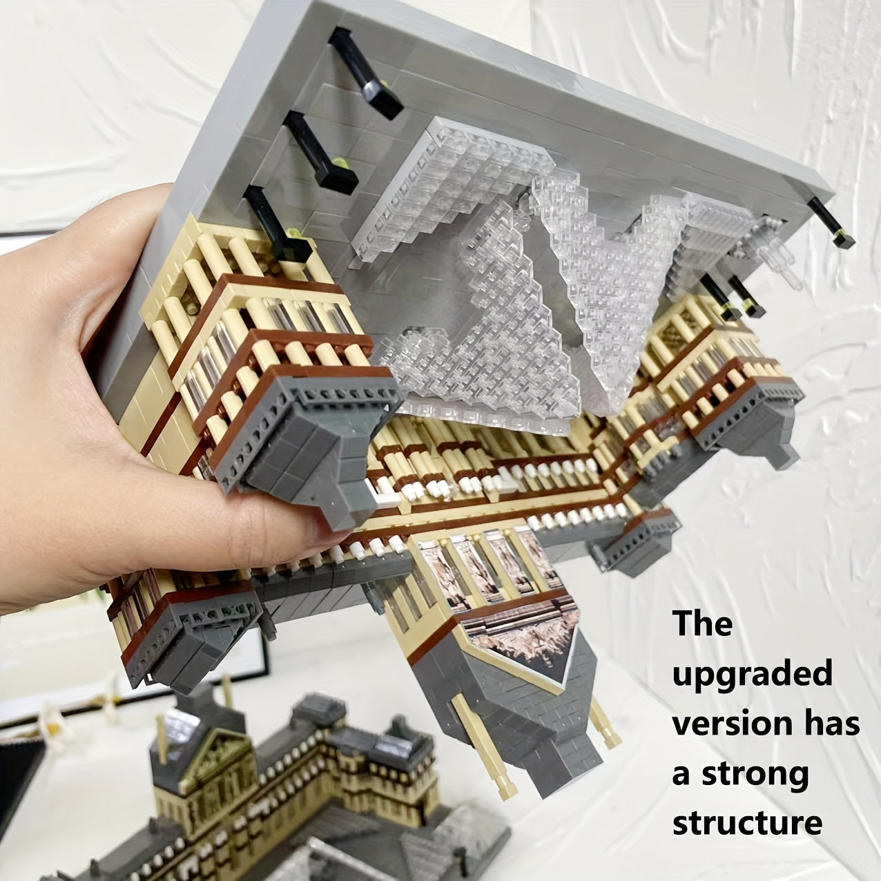 3500 Pcs French Louvre Building Model, 3D Puzzle Education Building Blocks set  for Teens and Adults