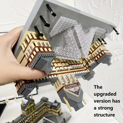 3500 Pcs French Louvre Building Model, 3D Puzzle Education Building Blocks set  for Teens and Adults