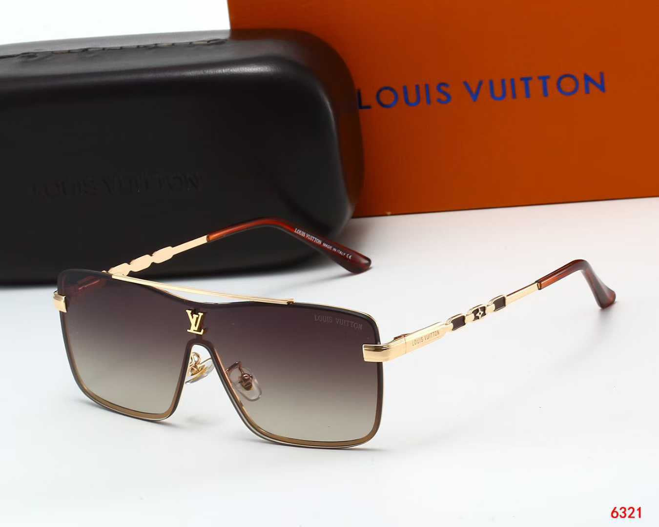 「#133」Trendy Oversized Integrated Frame Sunglasses