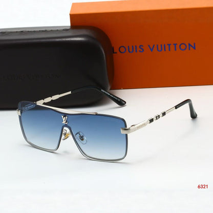 「#133」Trendy Oversized Integrated Frame Sunglasses