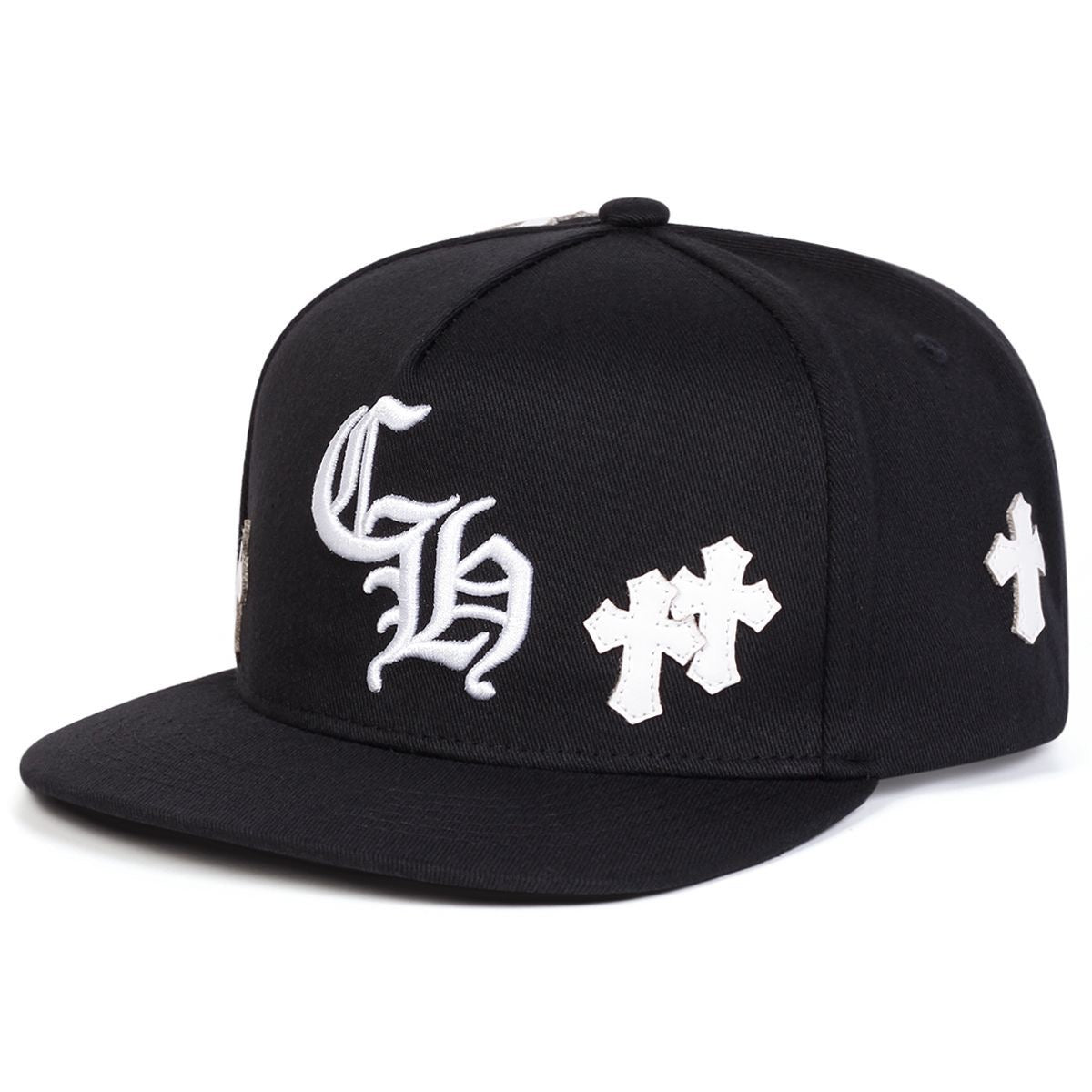 American Retro Cross Embroidered Flat-Brim Baseball Cap, Streetwear Gothic Letter Hip-Hop Hat, Unisex Versatile Trucker Hat
