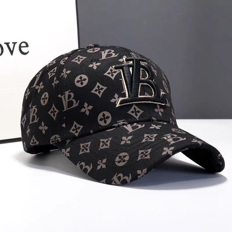 Classic Monogram Embroidered Baseball Cap, Casual Sun Protection Hat, Unisex Versatile Dad Cap