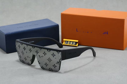 Monogram Print Shield Sunglasses