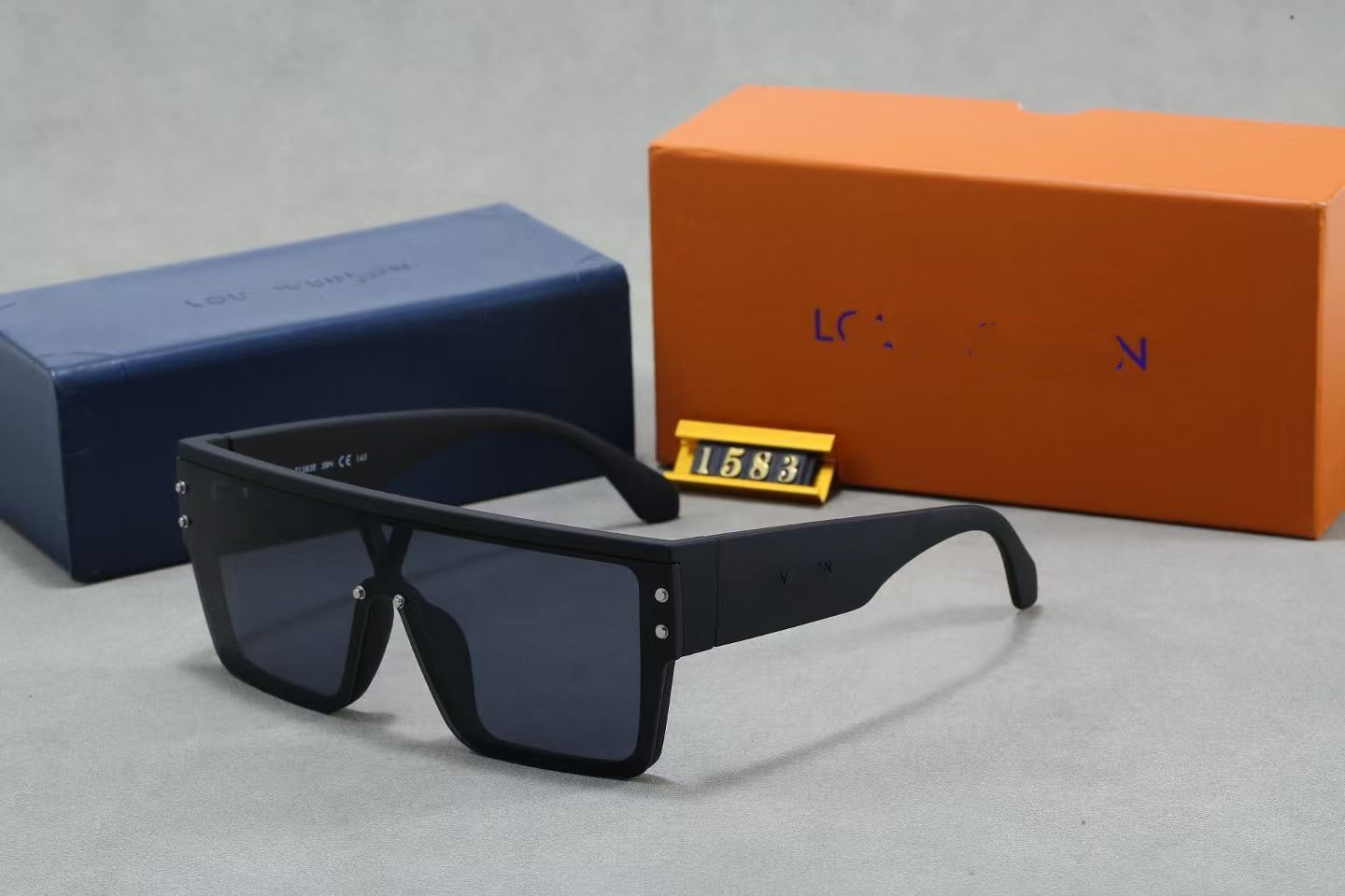 Monogram Print Shield Sunglasses