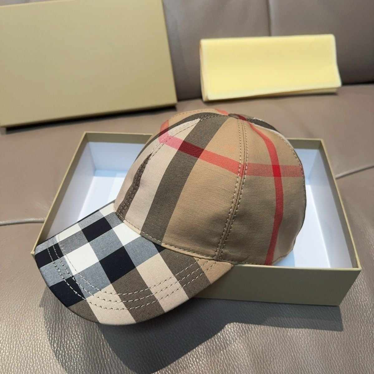 Classic Checkered Baseball Cap