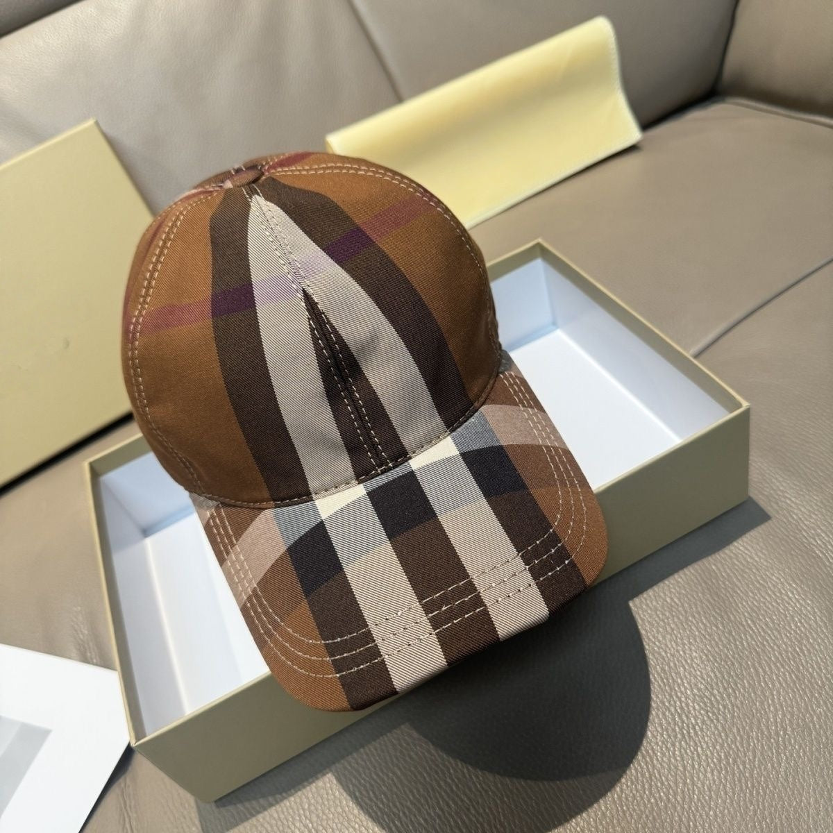 Classic Checkered Baseball Cap