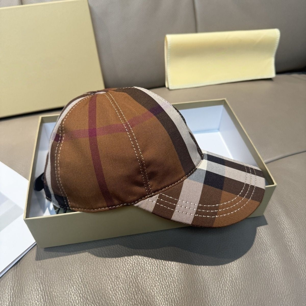 Classic Checkered Baseball Cap