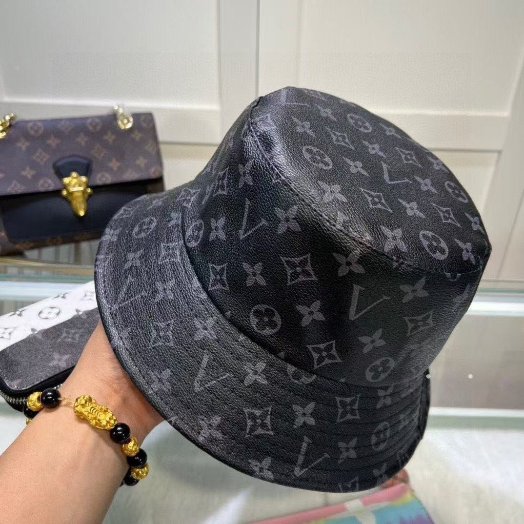 Monogram Print Bucket Hat