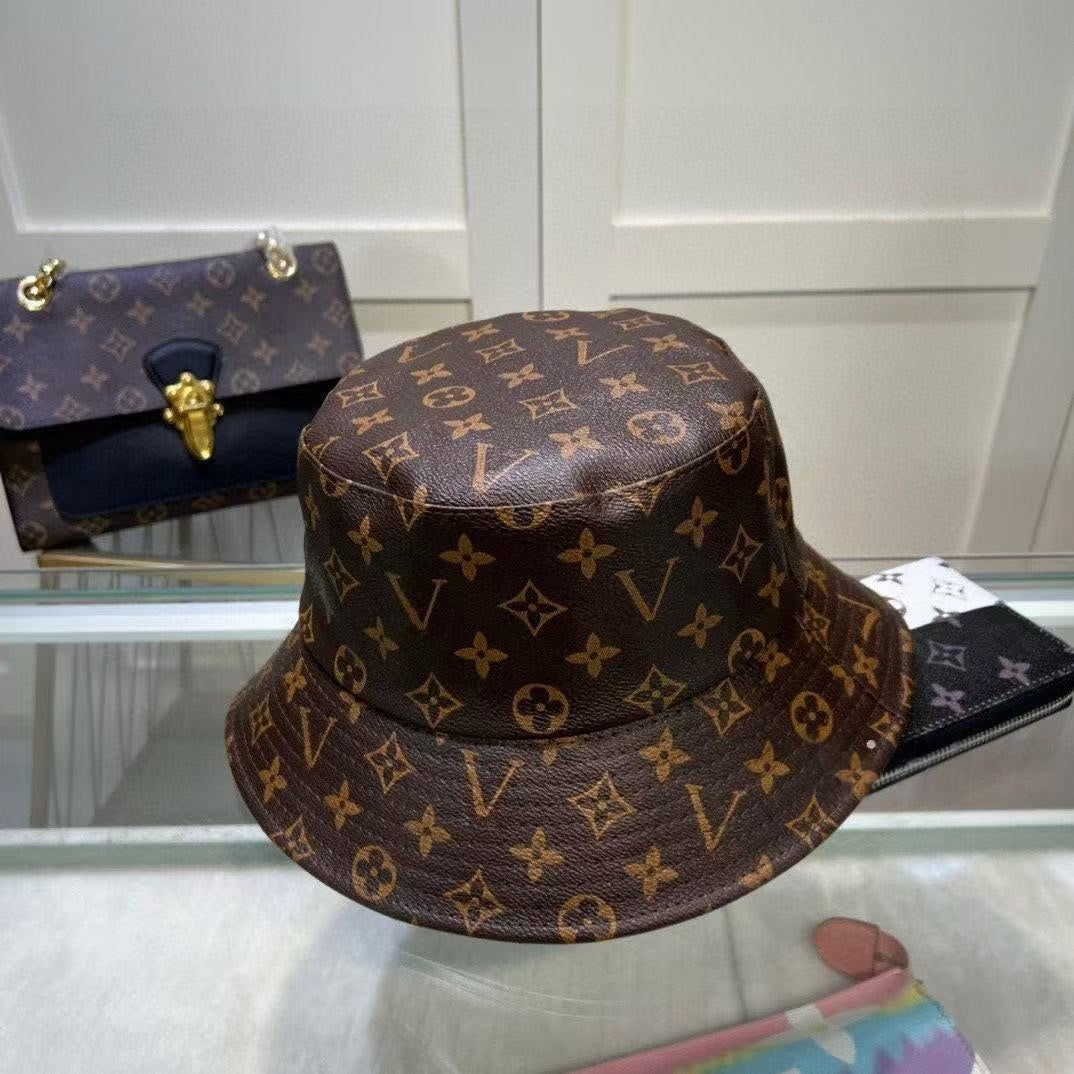 Monogram Print Bucket Hat