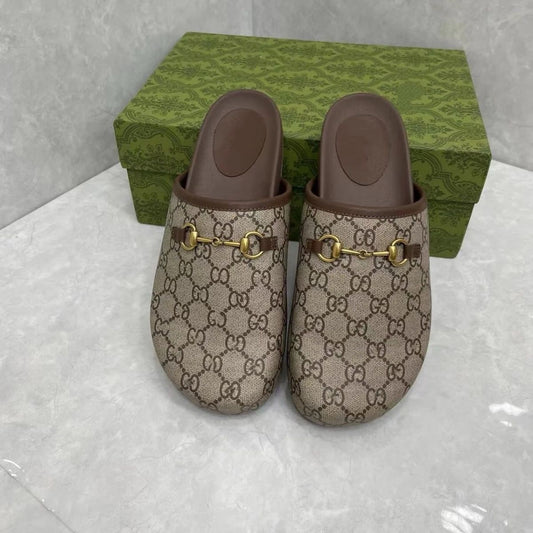 Monogram Jacquard Horsebit Mule Slippers