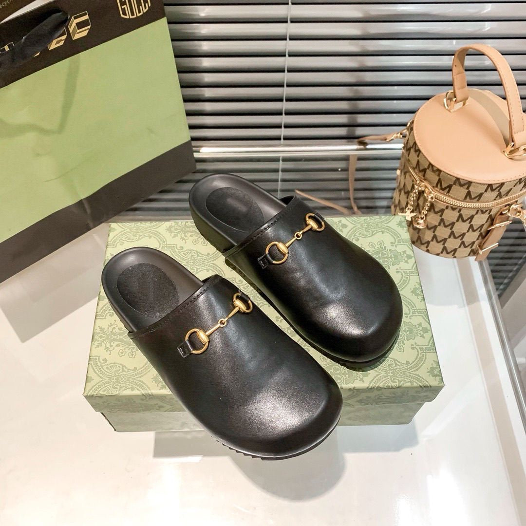 Monogram Jacquard Horsebit Mule Slippers