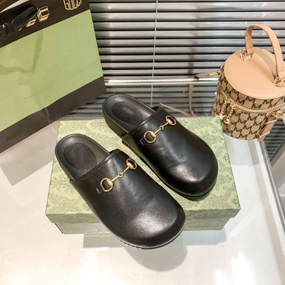 Monogram Jacquard Horsebit Mule Slippers