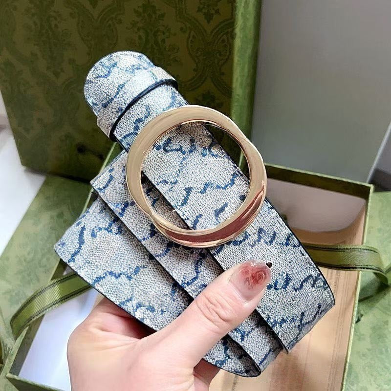 Monogram Coated Canvas Double Ring Buckle Belt
