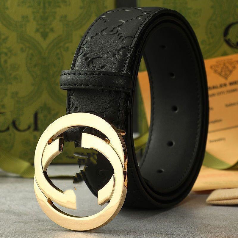 Interlocking Circle Buckle Monogram Belt