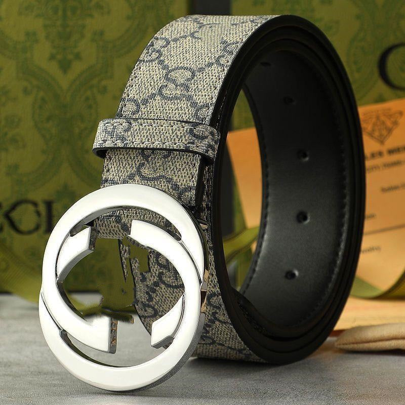 Interlocking Circle Buckle Monogram Belt