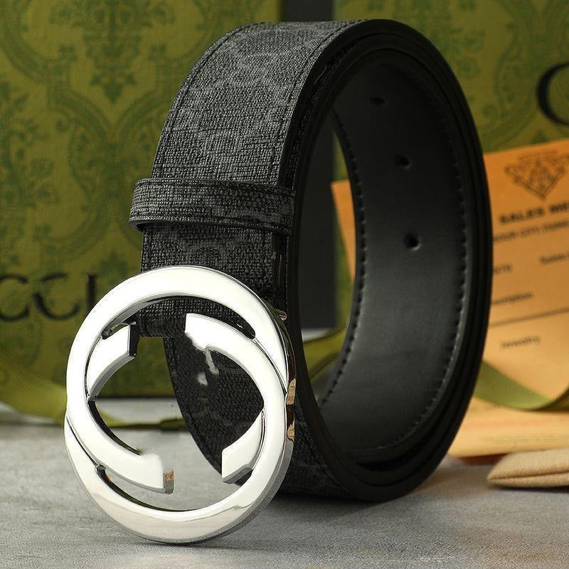 Interlocking Circle Buckle Monogram Belt
