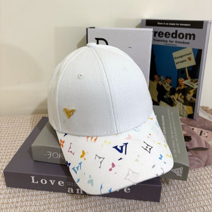 Cartoon Print Monogram Mesh Trucker Cap