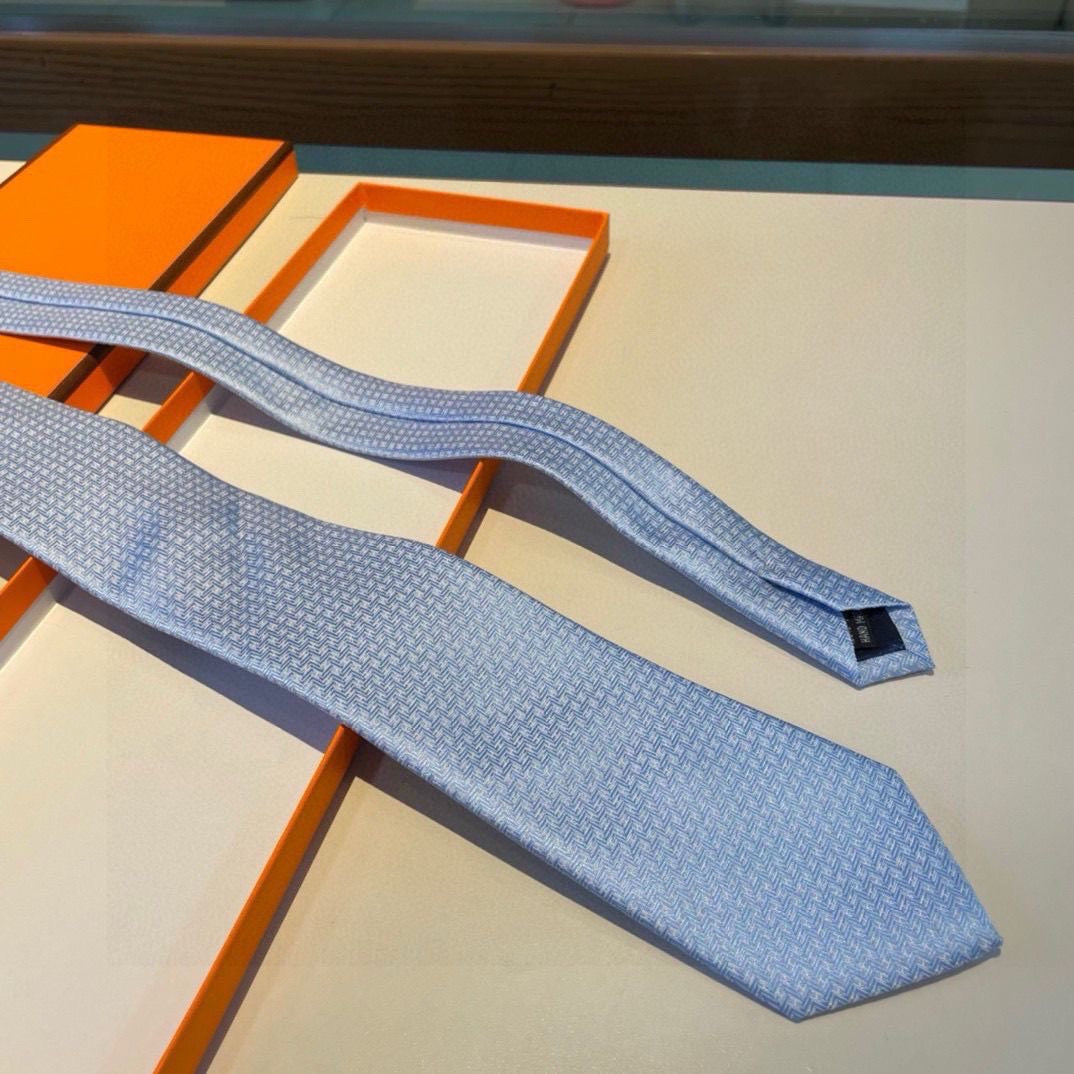 Full Monogram Jacquard Silk Necktie