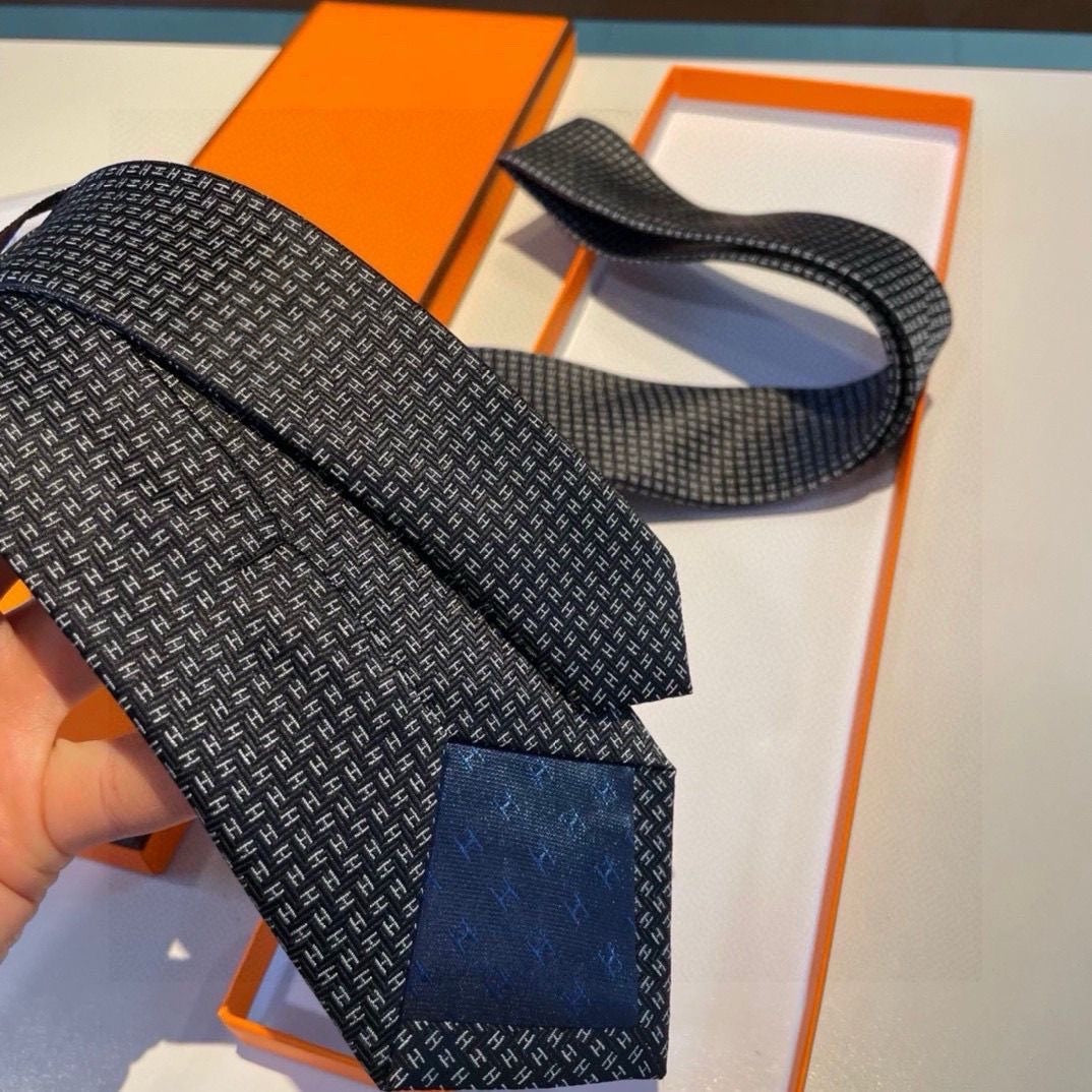 Full Monogram Jacquard Silk Necktie