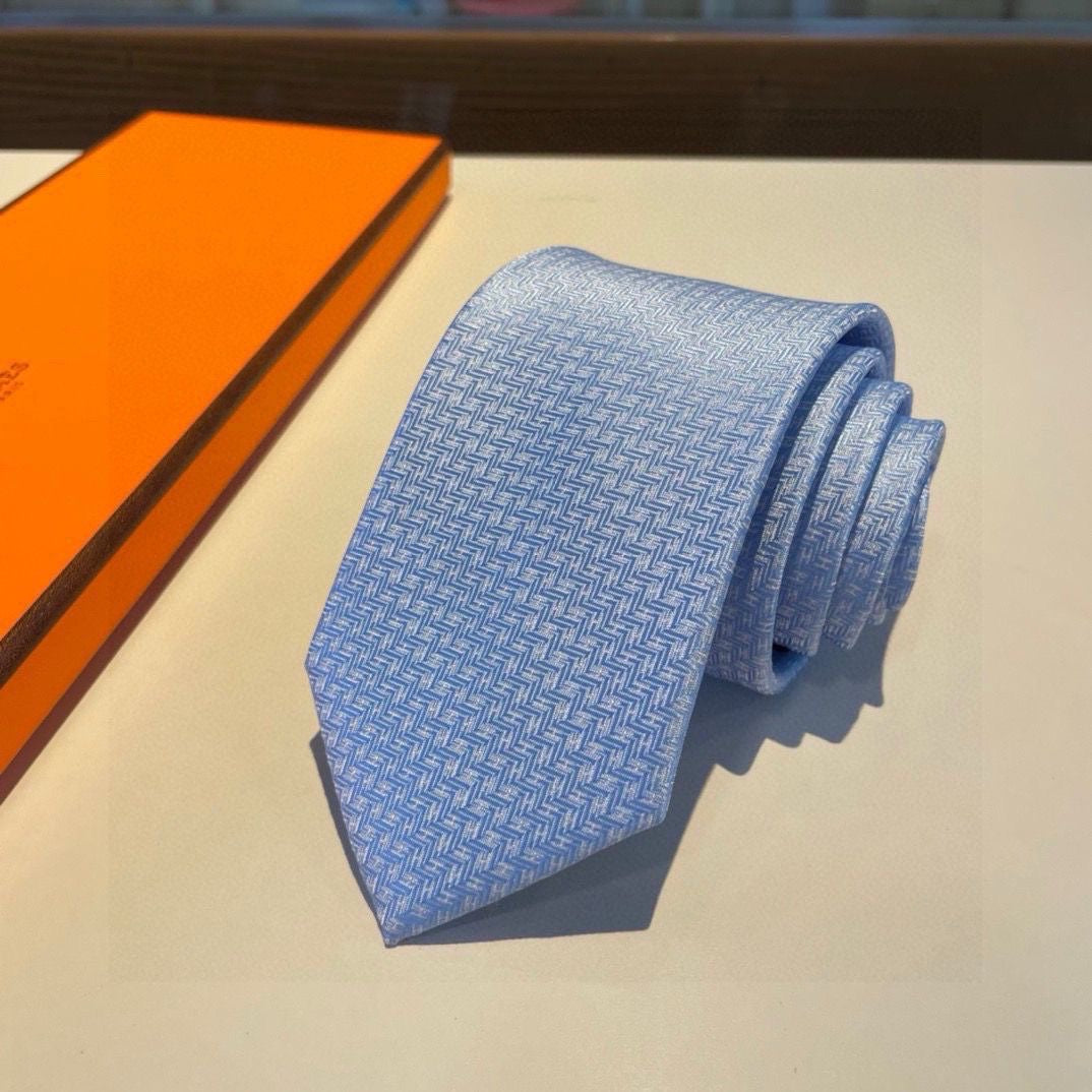 Full Monogram Jacquard Silk Necktie