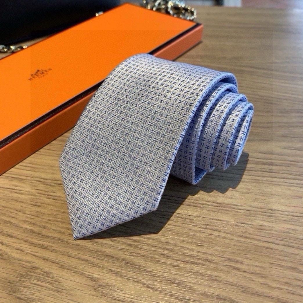 Full Monogram Jacquard Silk Necktie
