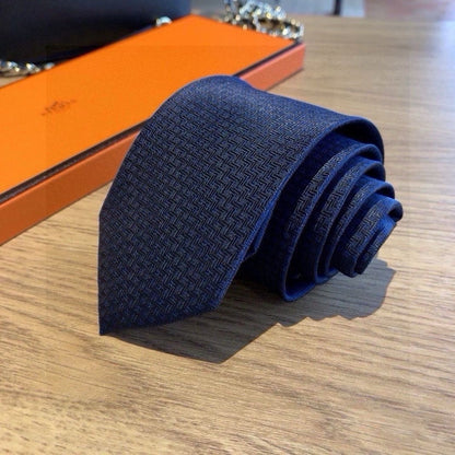 Full Monogram Jacquard Silk Necktie