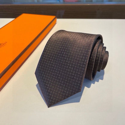 Full Monogram Jacquard Silk Necktie