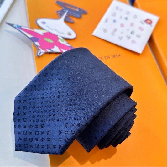 Mini Monogram Jacquard Silk Tie